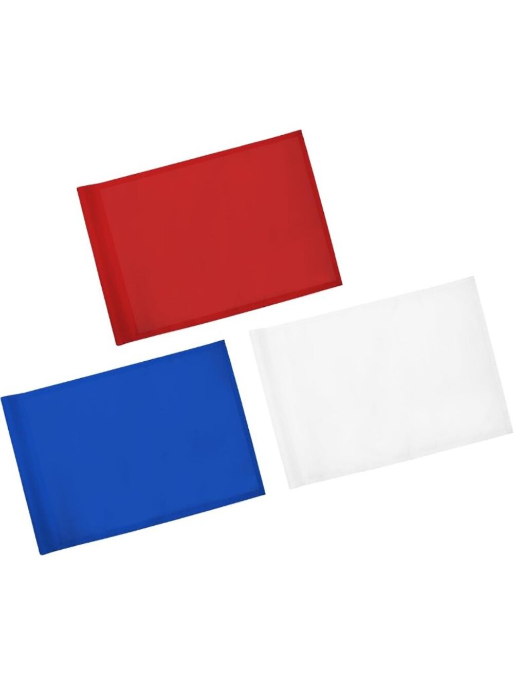 20x14 Inch Golf Flags - Durable 420D Nylon, Standard Putting Green Set, 3-Pack